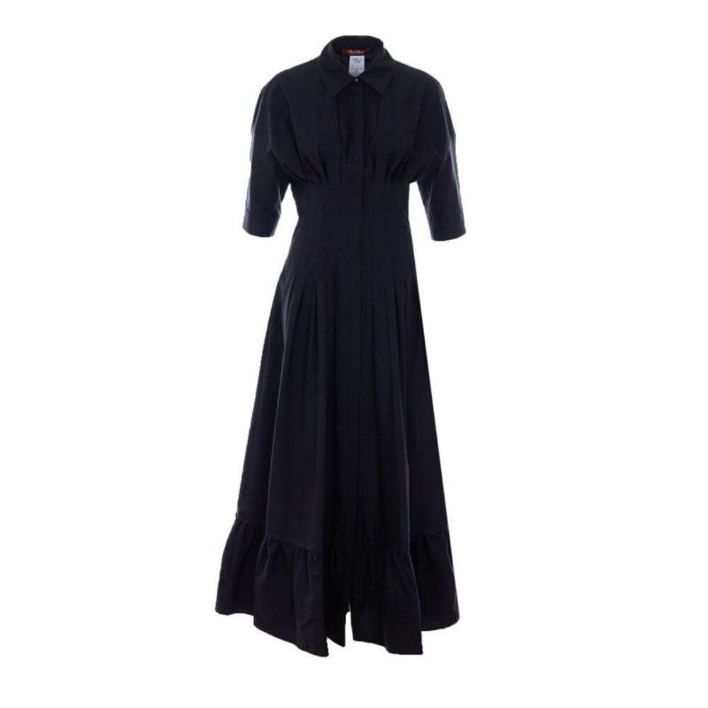 Max Mara Studio Women Cotton Poplin Dress Cera